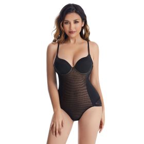 One Piece Underwired Bra Shapewear (Option: Black-S)