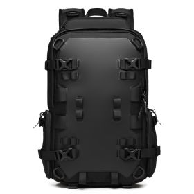 Fashion Personality New Men's Backpack (Color: Black)