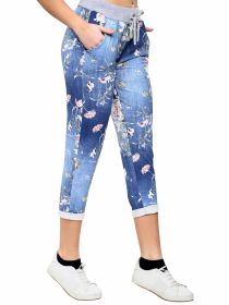 Spring And Summer New European And American Printing Casual Magic Jogger Pants (Option: Image 3-S)