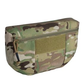 Vest With Bag Tactical Vest Belly  Sundries Bag (Option: Camouflage)