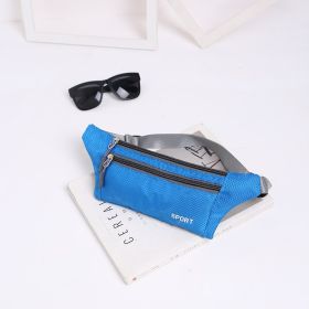 Fashionable Camouflage Print Waterproof Sports Fanny Pack (Option: 002Sapphire Blue)