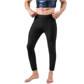 Sweaty Women's High Waist Tummy Control Pants (Option: All blue thickened-2XL to 3XL)