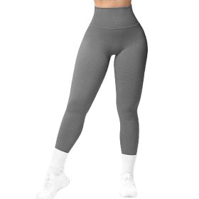 Women's Hip Up Breathable Yoga Suit (Option: Grey-S)