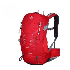 Outdoor Camping Suspended Hiking Backpack (Option: Red-20to35L)