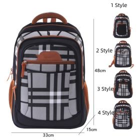 Fashion Trend Men's Backpack Computer Bag (Option: 4 Style)