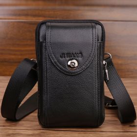 Mobile Phone Bag Waist Bag Cowhide Backpack Small Bag (Option: 5 style)