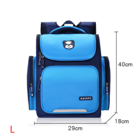 Primary Student School Bag (Option: Sky Blue-L)