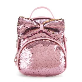 Cartoon Cute New Sequined Children's Backpack (Color: Pink)