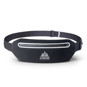 Multifunctional Outdoor Sports Running Waist Bag (Color: Black)