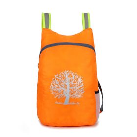 Children's folding backpack (Color: Orange)