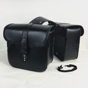 Motorcycle Retro Type Side Saddle Bag (Option: Black C)