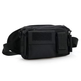 Outdoor Sports Tactical Detachable Three-way Combination Waist Bag (Color: Black)