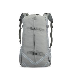 Fashion Go Out Portable Pet Backpack (Option: Grey-L)