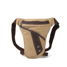 Personalized Fashion One-shoulder Messenger Men's Bag (Color: Khaki)