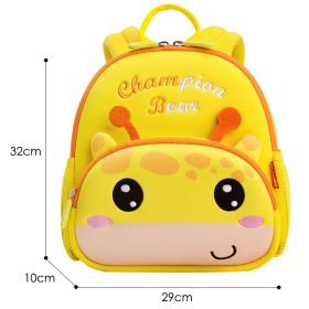 Children's tide backpack (Option: Yellow-L)