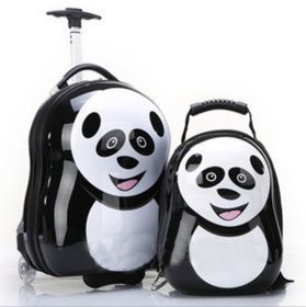 Trolley School Bag (Option: Panda)