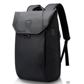 Men's Backpack Business Waterproof And Wear-resistant (Color: Black)