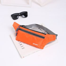 Fashionable Camouflage Print Waterproof Sports Fanny Pack (Option: 002Orange)