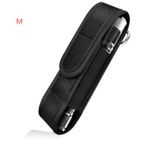 The Manufacturer Makes A Strong Nylon Cloth Flashlight Cover (Option: Black-M)