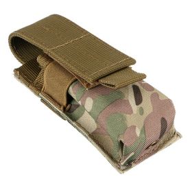 Outdoor Military Fan Flashlight Bag (Option: CP camouflage)