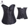 Sexy Women Steampunk Clothing Gothic Plus Size Corsets Lace Up Boned Overbust Bustier Waist Cincher Body Shaper Corselet S-6XL