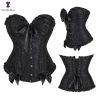 Sexy Women Steampunk Clothing Gothic Plus Size Corsets Lace Up Boned Overbust Bustier Waist Cincher Body Shaper Corselet S-6XL