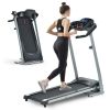 FYC Folding Treadmill for Small Apartment;  Electric Motorized Running Machine for Gym Home;  Fitness Workout Jogging Walking Easily Install;  Space S