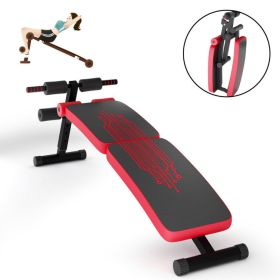 Gym Room Adjustable Height Exercise Bench Abdominal Twister Trainer (Color: Red, Type: Exercise & Fitness)