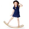 Kids Fitness Toy 12 Inch C Shape Wooden Wobble Balance Board