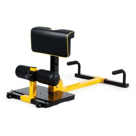 Home 8-in-1 Multifunctional Gym Squat Fitness Equipment (Color: Black & Yellow, Type: Exercise & Fitness)