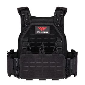 Tactical Vest Outdoor Training Waterproof And Wear-resistant (Color: Black)