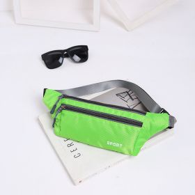 Fashionable Camouflage Print Waterproof Sports Fanny Pack (Option: 002Fluorescent Green)