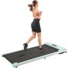 2 in 1 Under Desk Electric Treadmill 2.5HP, with Bluetooth APP and speaker, Remote Control, Display, Walking Jogging Running Machine Fitness Equipment