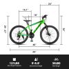 A24299 Rycheer Elecony 24 inch Mountain Bike Bicycle for Adults Aluminium Frame Bike Shimano 21-Speed with Disc Brake