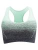 1pc/2pcs/3pcsMedium Support Two Tone Racer Back Sports Bra, Fitness Workout Running Yoga Bra