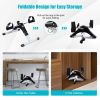 Indoor Under Desk Arms Legs Folding Pedal Exercise Bike With Electronic Display