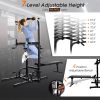 Indoor Strength Training Adjustable Heights Multi-Function Fitness Pull Up Equipment