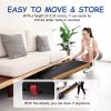 Walking Pad Treadmill Under Desk,Portable Mini Treadmill 265 lbs Capacity with Remote Control,Installation-Free Jogging Machine for Home/Office,Blueto