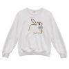 Plus Size Embroidery O Neck Long Sleeve Sweatshirts Top