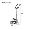 Mini Twister, Stair Stepper, Climber Step Machine with Handlebar for Total Body Toning, SF-S020027