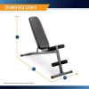 Home Gym Adjustable Multi-Functional Full Body Exercise Weight Bench