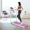 Compact Electric Folding Running and Fitness Treadmill with LED Display