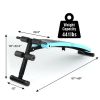 Gym Room Adjustable Height Exercise Bench Abdominal Twister Trainer