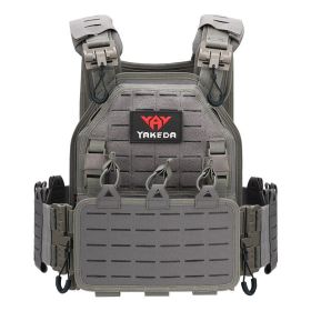 Tactical Vest Outdoor Training Waterproof And Wear-resistant (Color: Grey)