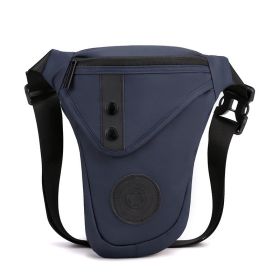 Men's Outdoor Riding Multifunctional Chest Bag (Color: Dark Blue)