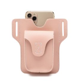 Outdoor Multi-functional Mobile Phone Storage Bag (Color: Pink)