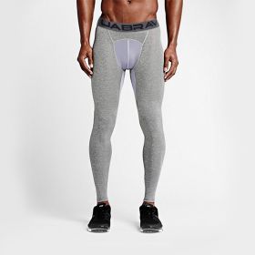 Men's Quick-drying Sports Running Tights (Option: Gray-L)